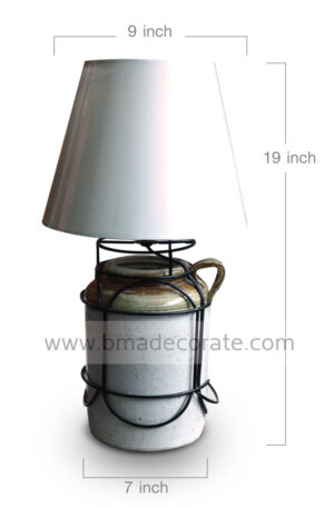Ceramic jar lamp