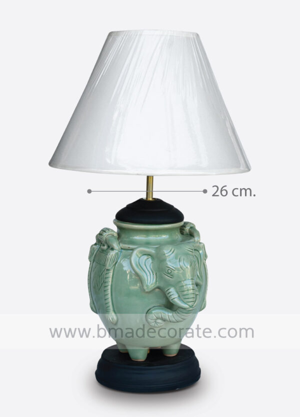 Ceramic jar lamp