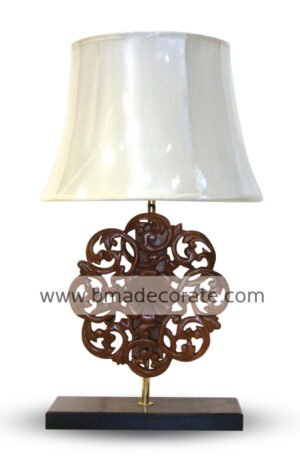 Wood Carving Lamp