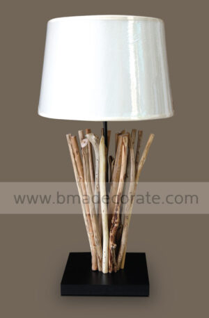 OLD WOOD LAMP
