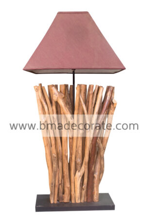 OLD WOOD LAMP