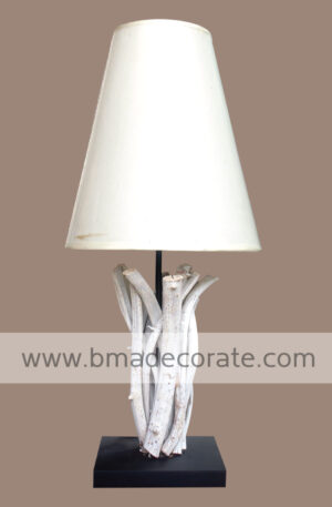 OLD WOOD LAMP