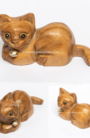 CAT WOODCARVING 01