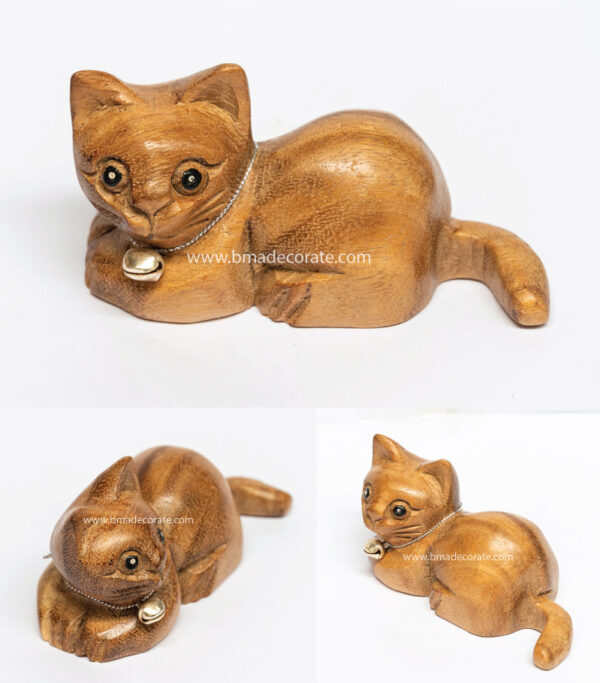 CAT WOODCARVING 01