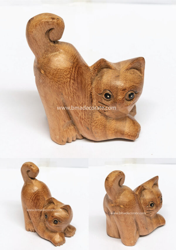 CAT WOODCARVING 04
